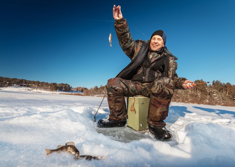 Discover ice fishing live